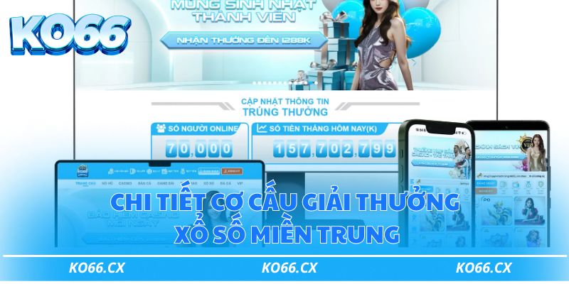 Chi tiết cơ cấu giải thưởng xổ số miền trung