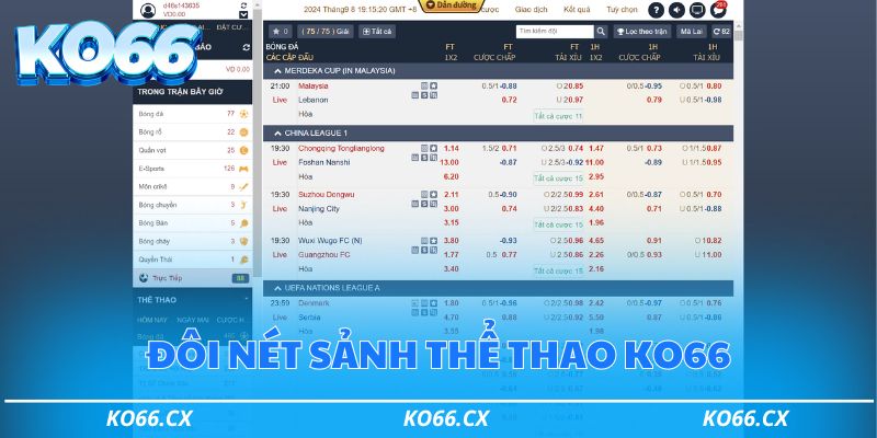 Đôi nét sảnh Thể Thao KO66